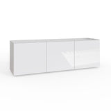 Frank Olsen High Gloss White 1500mm TV Cabinet with LED Lighting