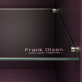 Frank Olsen High Gloss Black 1500mm TV Cabinet with LED Lighting