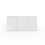 Frank Olsen Intel Range Gloss White Sideboard With LED Lighting