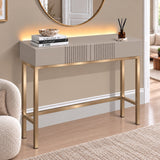 Frank Olsen Iona Grey Console Table with Mood Lighting