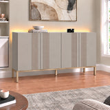 Frank Olsen Iona Grey Sideboard with Mood Lighting