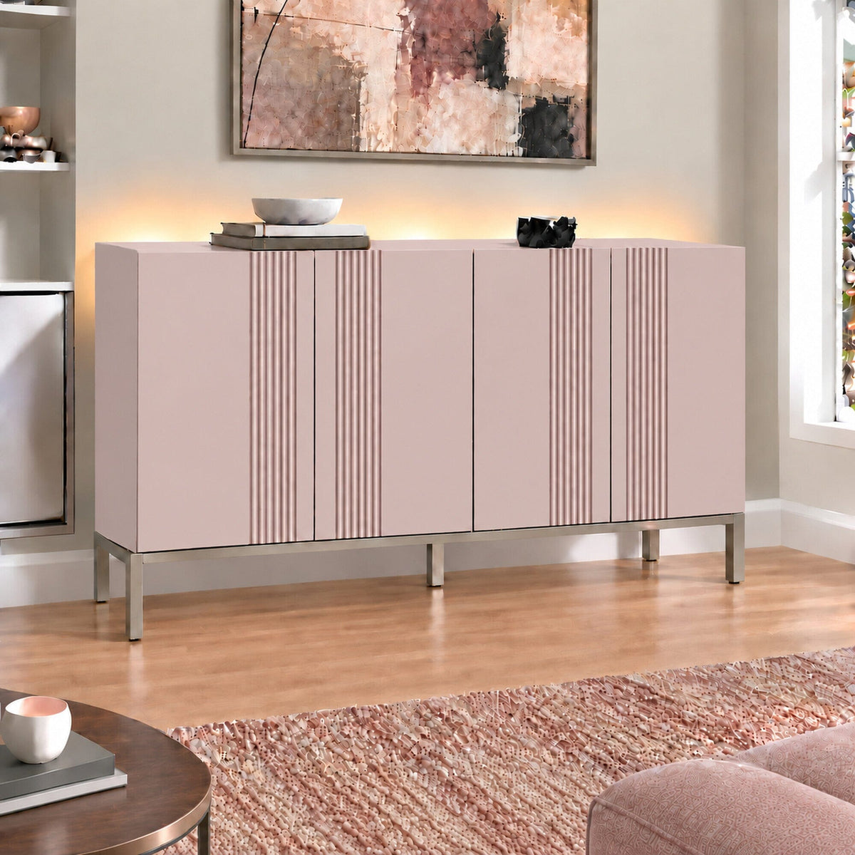 Frank Olsen Iona Mulberry Sideboard with Mood Lighting