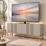 Frank Olsen Iona Grey TV Cabinet with Mood Lighting for TV's up to 70"