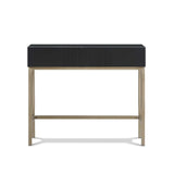 Frank Olsen Iona Black Console Table with Mood Lighting