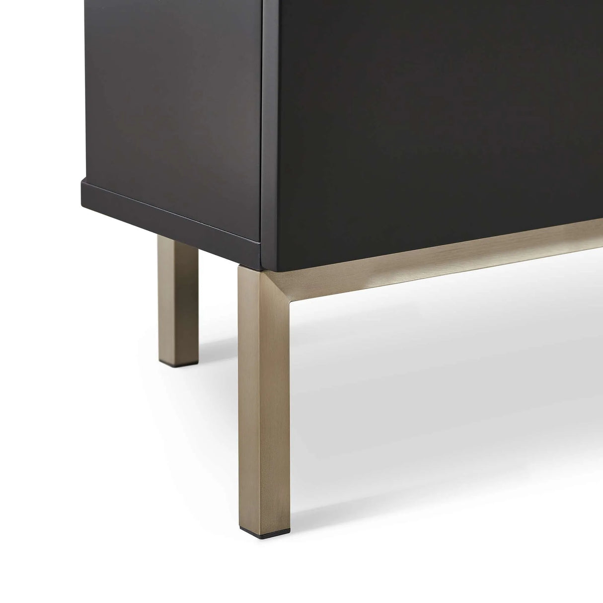 Frank Olsen Iona Black Corner TV Cabinet with Mood Lighting for TV's up to 50"