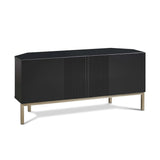 Frank Olsen Iona Black Corner TV Cabinet with Mood Lighting for TV's up to 50"