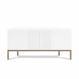 Frank Olsen Iona White Corner TV Cabinet with Mood Lighting for TV's up to 50"