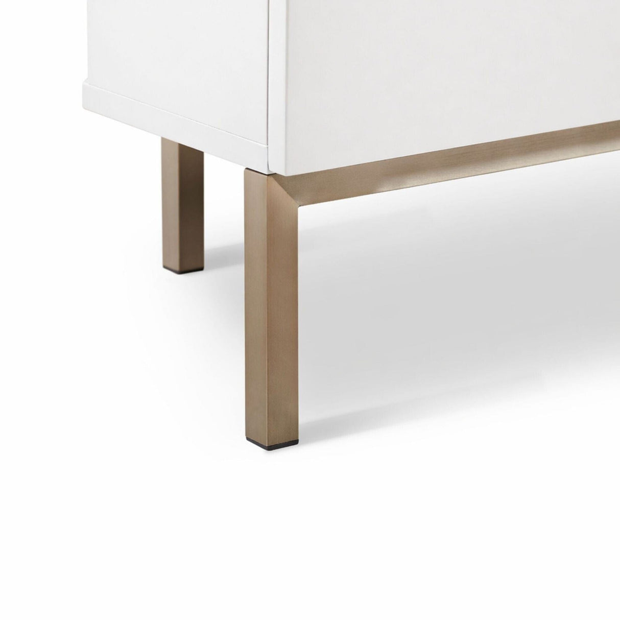 Frank Olsen Iona White Corner TV Cabinet with Mood Lighting for TV's up to 50"