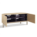 Frank Olsen Iona Natural Stone Corner TV Cabinet with Mood Lighting for TV's up to 50"