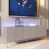 Frank Olsen Iona Grey TV Cabinet with Mood Lighting for TV's up to 70"