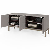 Frank Olsen Iona Grey TV Cabinet with Mood Lighting for TV's up to 70"