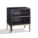 Frank Olsen Iona Black Lamp Table with Mood Lighting
