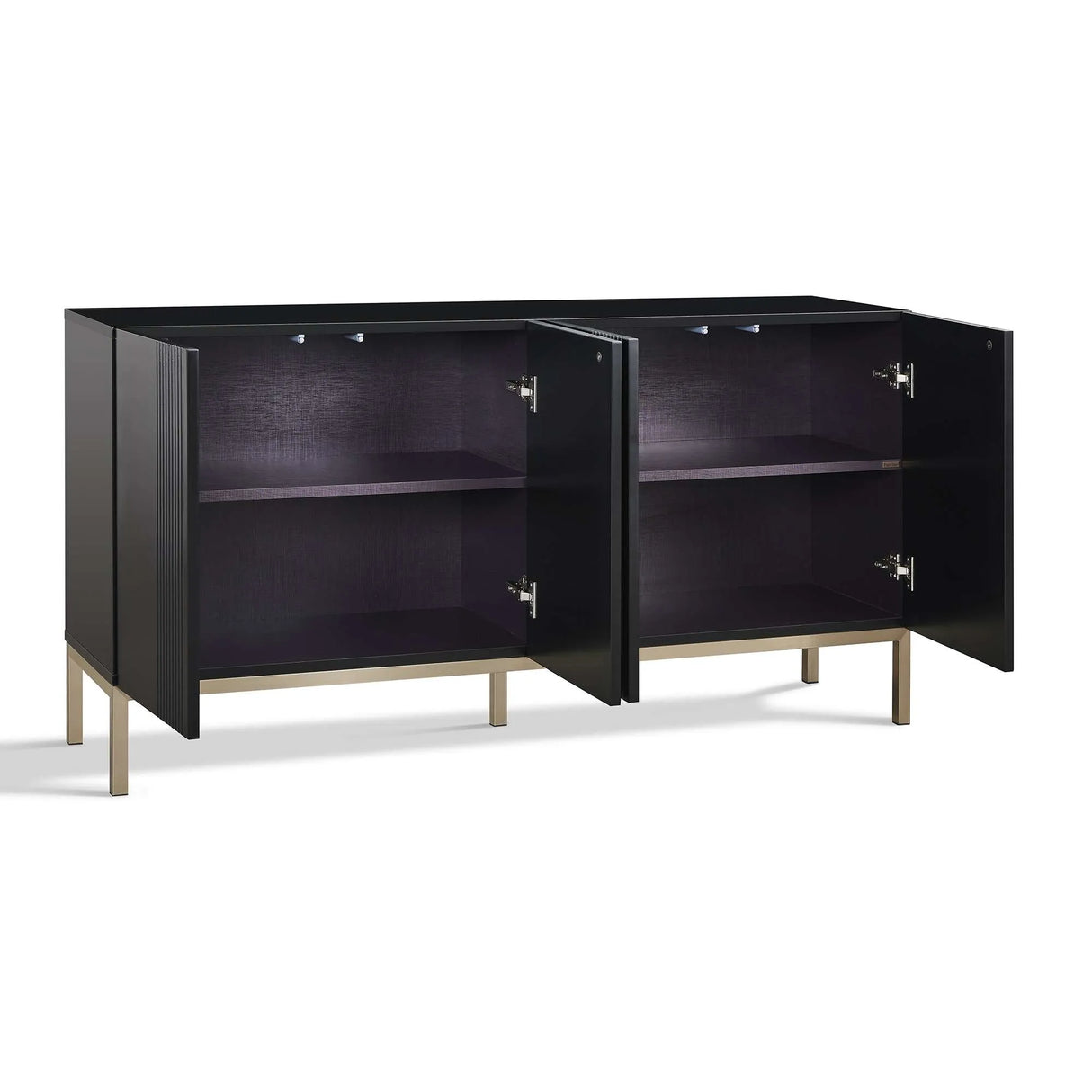 Frank Olsen Iona Black Sideboard with Mood Lighting