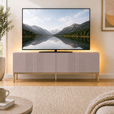 Frank Olsen Iona Mulberry TV Cabinet with Mood Lighting for TV's up to 70"