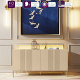Frank Olsen Iona Natural Stone Sideboard with Mood Lighting