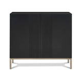 Frank Olsen Iona Black Tall Sideboard with Mood Lighting
