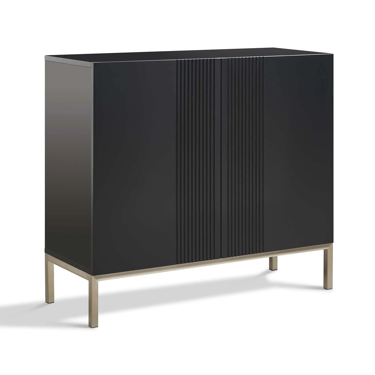 Frank Olsen Iona Black Tall Sideboard with Mood Lighting