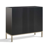 Frank Olsen Iona Black Tall Sideboard with Mood Lighting