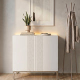 Frank Olsen Iona White Small Sideboard with Mood Lighting