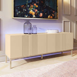 Frank Olsen Iona Natural Stone TV Cabinet with Mood Lighting for TV's up to 70"