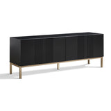 Frank Olsen Iona Black TV Cabinet with Mood Lighting for TV's up to 70"