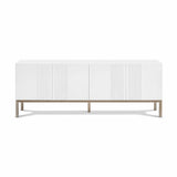Frank Olsen Iona White TV Cabinet with Mood Lighting for TV's up to 70"