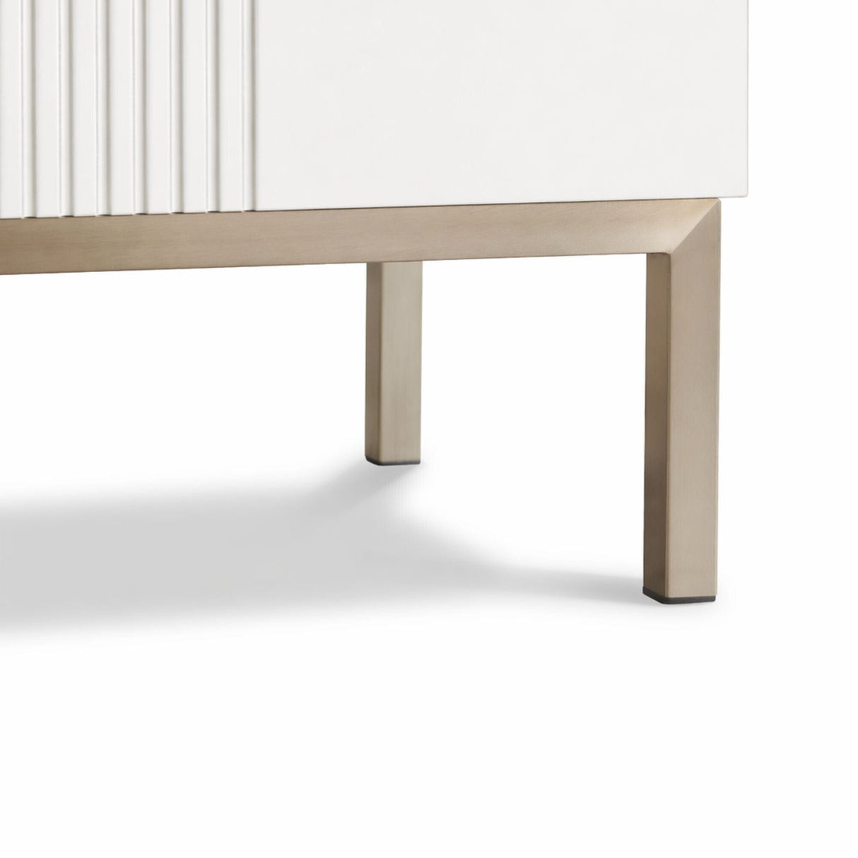 Frank Olsen Iona White TV Cabinet with Mood Lighting for TV's up to 70"