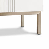Frank Olsen Iona White TV Cabinet with Mood Lighting for TV's up to 70"
