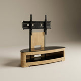Jual Florence Curved Oak Cantilever TV Stand (JF209 OB)