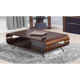Jual San Marino Curved Walnut Coffee Table (JF302 WB)