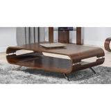 Jual San Marino Curved Walnut Coffee Table (JF302 WB)