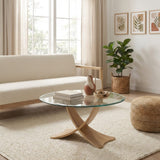 Jual Siena Oak Coffee Table (JF308-OAK)