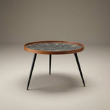 Jual Siena Walnut & Marble Coffee Table (JF328)