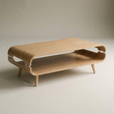 Jual Havana Curved Oak Coffee Table (JF703 COFFEE TABLE OAK)