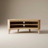 Jual San Francisco Curved Oak TV Stand (JF709)