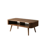 Jual JF814 Oslo Walnut Fluted Coffee Table