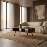 Jual JF814 Oslo Walnut Fluted Coffee Table