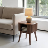 Jual JF815 Oslo Walnut Lamp Table