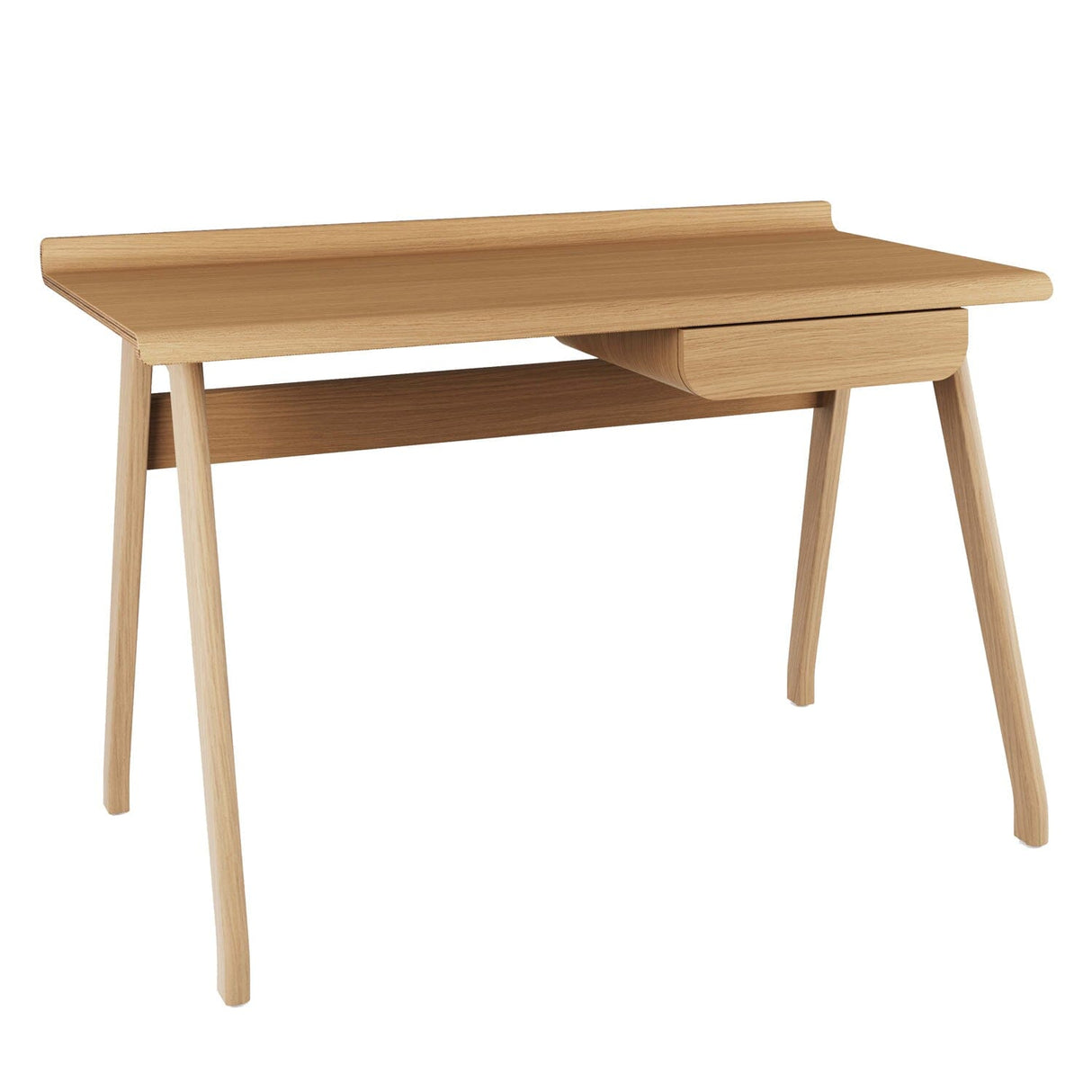 Jual San Francisco PC811 Oak Office Desk with Side Drawer