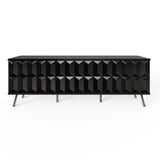 Frank Olsen Elevate Black TV Cabinet with Mood Lighting & Intelligent Eye