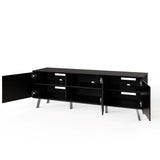 Frank Olsen Elevate Black TV Cabinet with Mood Lighting & Intelligent Eye