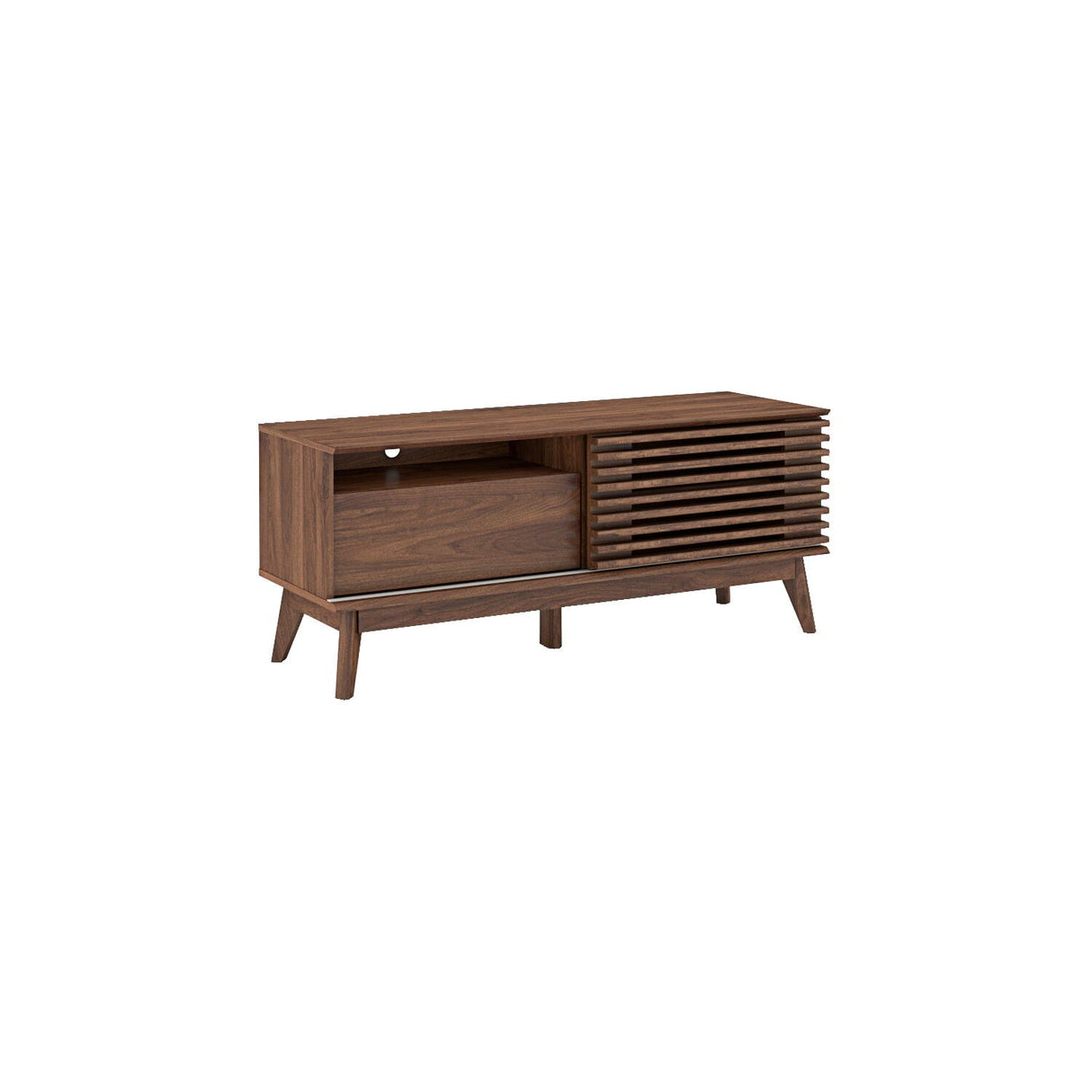 Kudl LV41 Columbian Walnut TV Cabinet 118cm