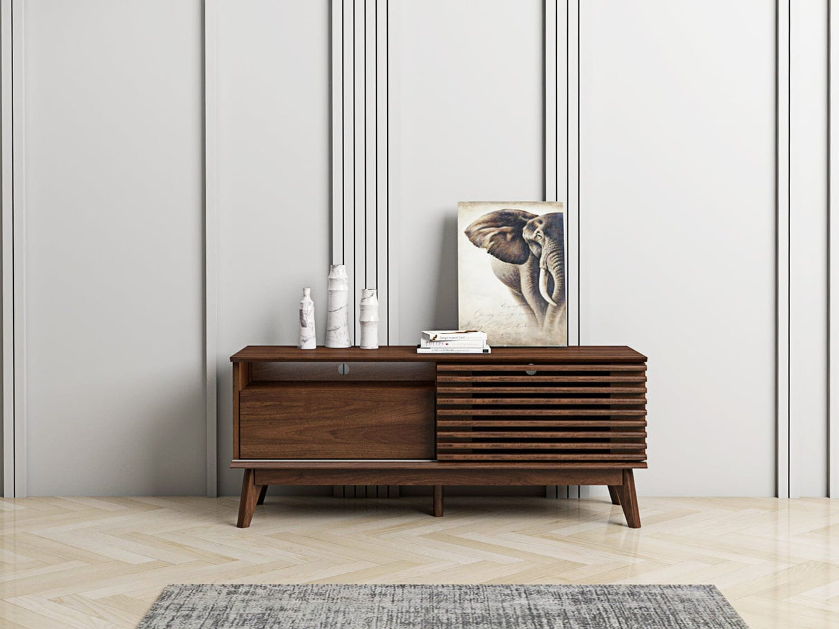 Kudl LV41 Columbian Walnut TV Cabinet 118cm