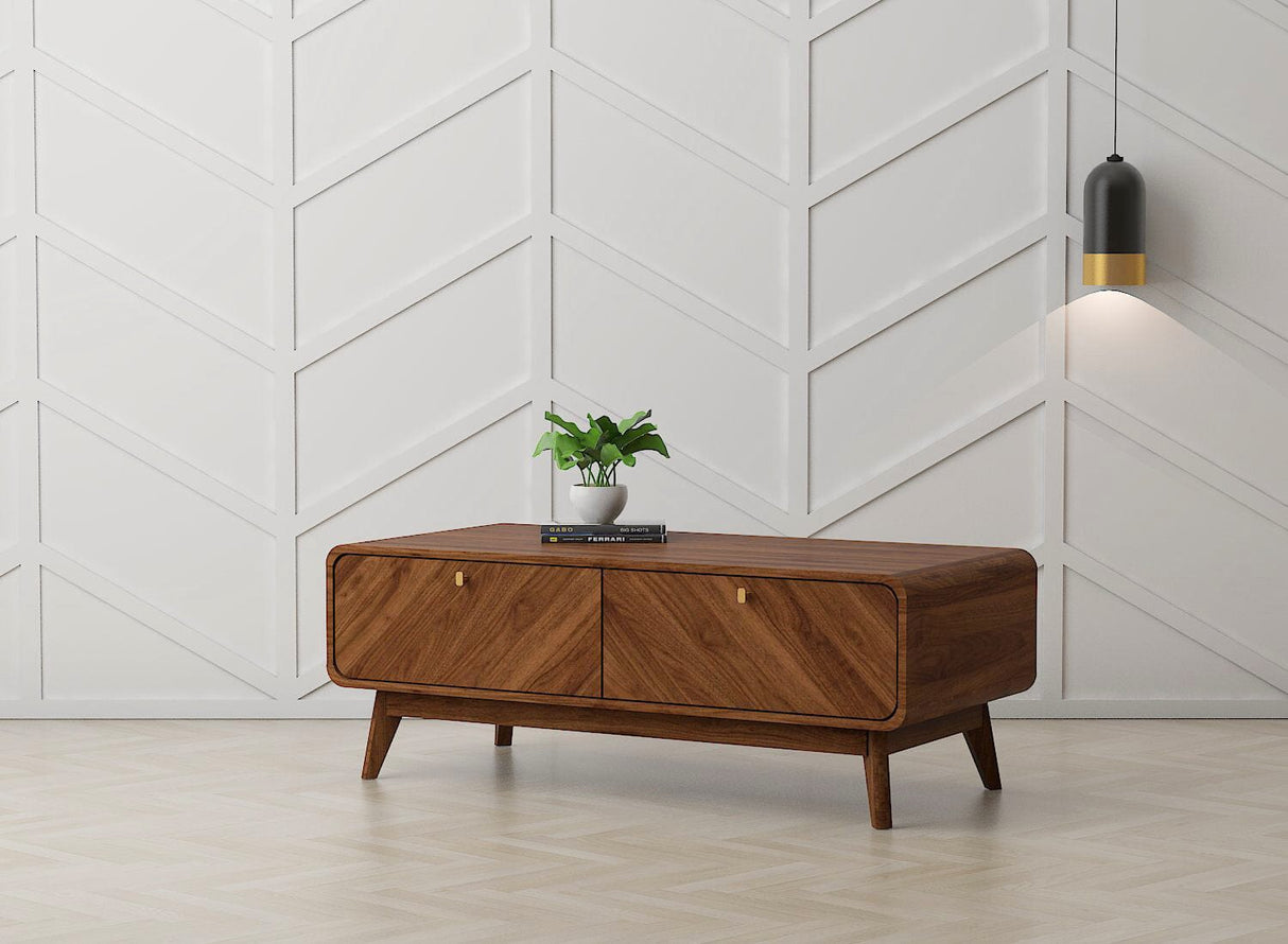 Kudl LV44 Columbian Walnut Coffee Table Engineered Wood