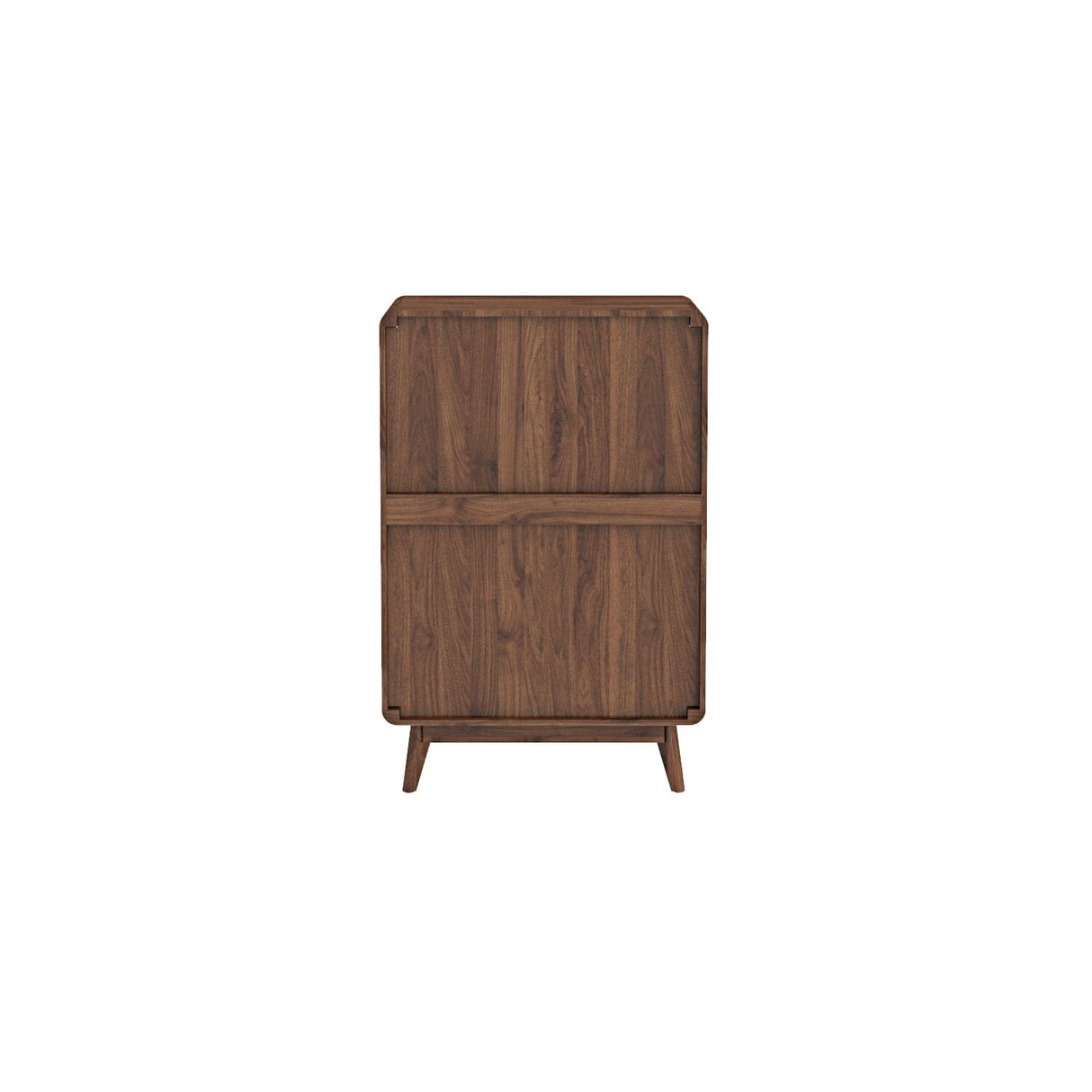 Kudl LV44 Columbian Walnut Chest Of Drawers Engineered Wood
