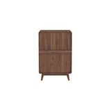 Kudl LV44 Columbian Walnut Chest Of Drawers Engineered Wood