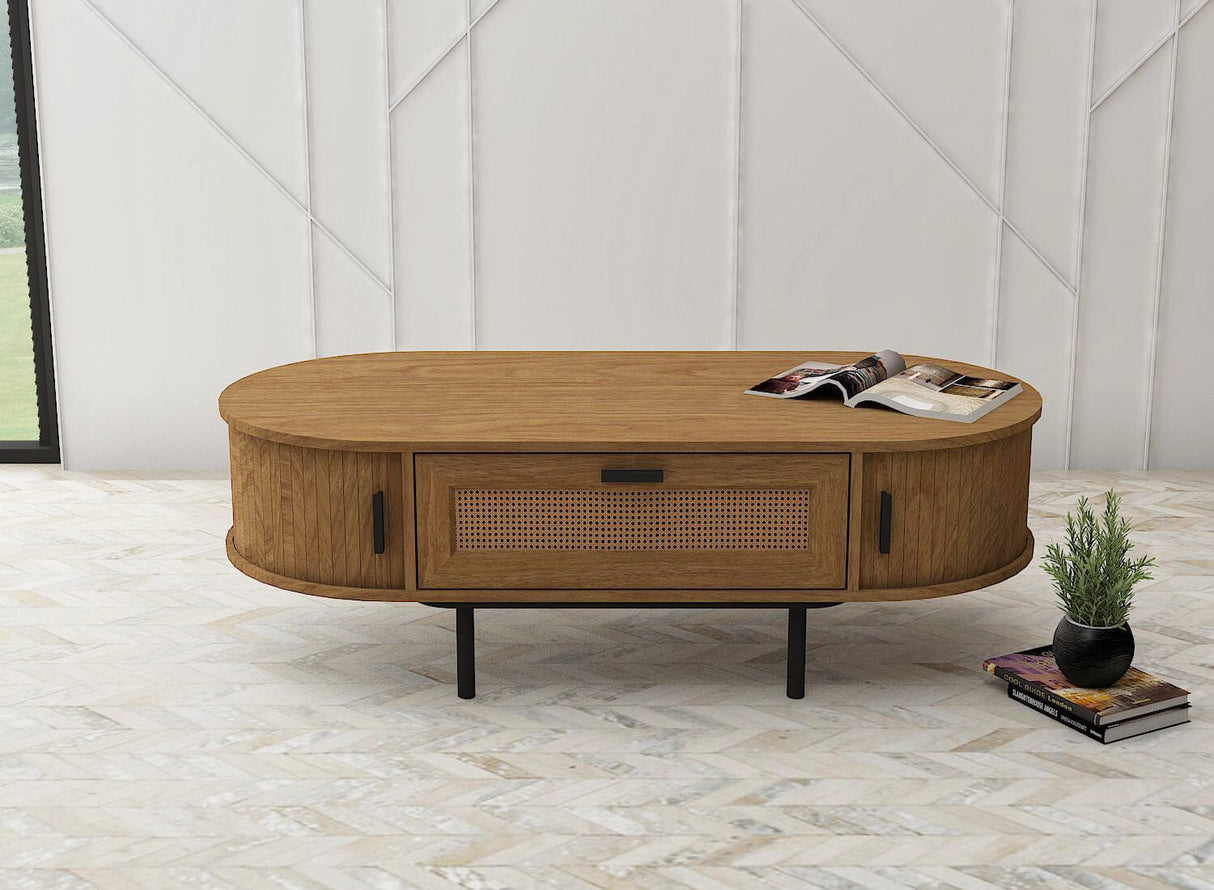 Kudl LV55 Oak Coffee Table Light Oak