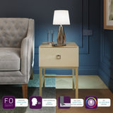 Frank Olsen LYRA Lamp Table Antique White 900mm