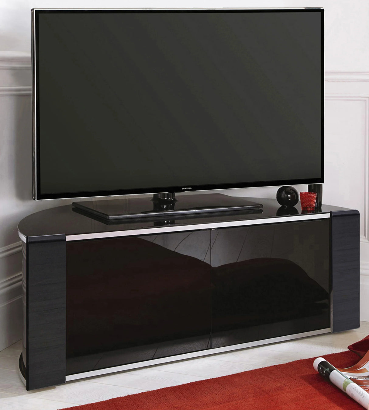 MDA Designs Sirius 850 Gloss Black TV Stand