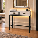 Frank Olsen Mia White Console Table